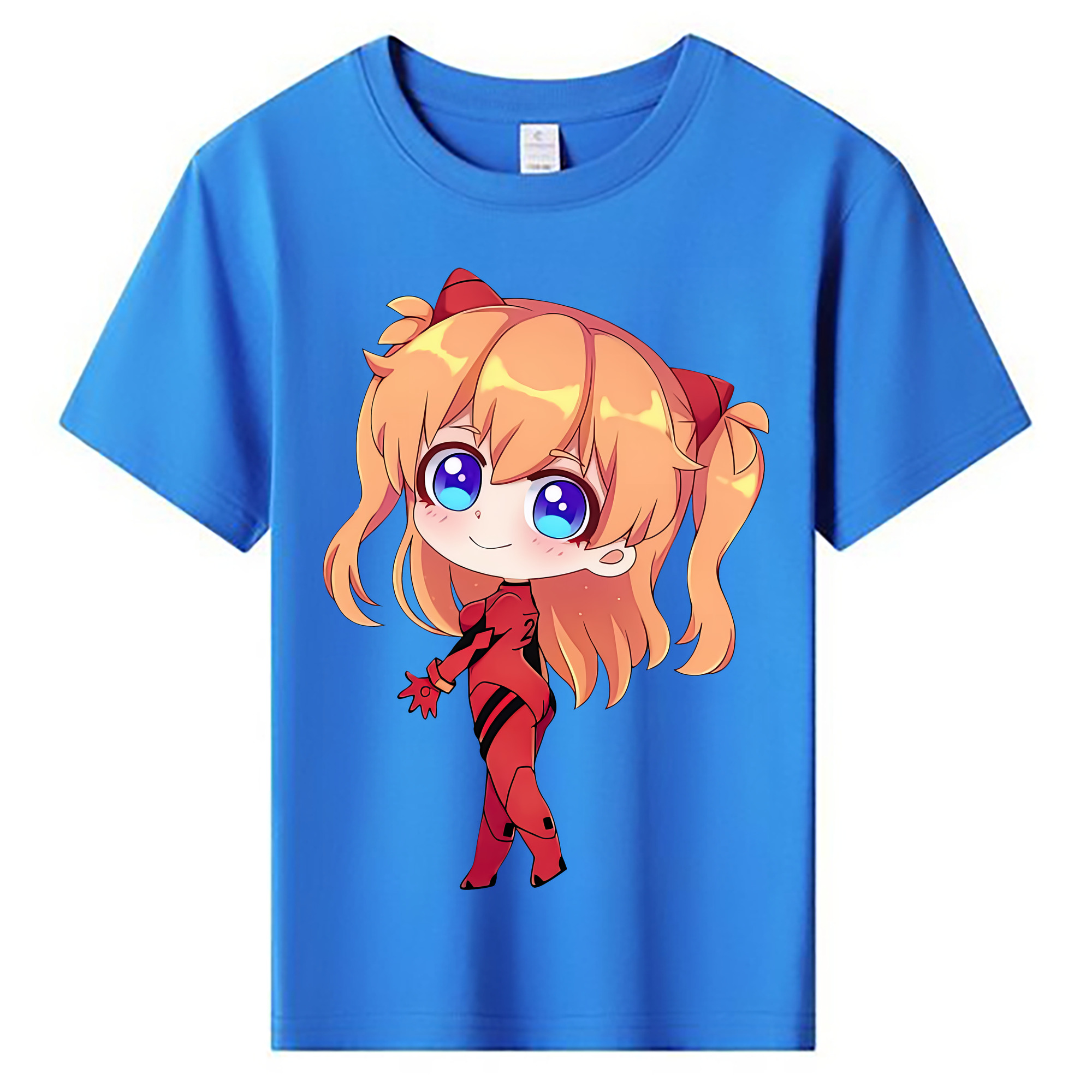 （画像用） EVA 新世紀エヴァンゲリオン 綿100％キッズTシャツ（フロントプリント）
